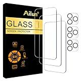 Ailun 3 Pack Screen Protector for iPhone 14 Pro [6.1 inch] + 3 Pack Camera Lens Protector,Sensor Protection,Dynamic Island Compatible,Case Friendly Tempered Glass Film,[9H Hardness] - HD