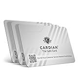 Cardian RFID Blocking Cards Set 3 – Credit Card Protector for Wallets, Passport Shield & NFC Blocking Device | Anti-Skimming Protection for Debit, ID & EMF Cards | Travel Accessories for Men and Women