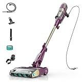 Shark POWERDETECT Ultra-Light Corded Stick Vacuum with DuoClean Technology, Self-Cleaning Brushroll for No Hair Wrap, Anti-Allergen Complete Seal, and Odor Neutralizer Technology, Purple, HZ4001AMZ