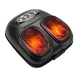 LINGTENG Foot Massager, Heated Foot Massager (Graphite Black)