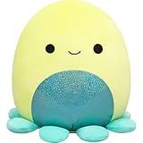 Squishmallows Original 12in Orphie The Lime Green Octopus with Teal Tentacles – Official Jazwares Plush (Medium-Sized)