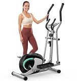 Dripex Elliptical Exercise Machine, Elliptical Machine for Home with 16 Resistance Levels, Quiet & Smooth Magnetic Elliptical Training Machines with 13.2 lb Flywheel, LCD Monitor & Pulse (Green)