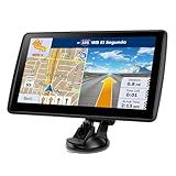 7'' GPS Navigator for Car Truck RV - 2026 North America Maps Free Lifetime Updates, Touchscreen Navigation System, Speed & Red Light Warning, Turn-by-Turn Voice Guidance, for All Cars (Blue)