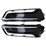 MOTOKU Front Fog Light Cover Bezel with DRL Hole