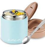 Thermo for Hot Food Kids - 15.2oz with Folding Spoon and Silicone handle