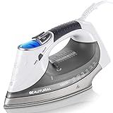 BEAUTURAL 1800 Watts Steam Iron with Digital LCD Screen, 3-Way Auto Shutoff