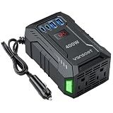 Vansoet 400W Car Power Inverter for Vehicles DC 12V to AC 110V Inverter