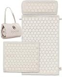 Acupressure Mat and Pillow Set with Mini Pad – Full Body Pain Relief