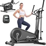 ANCHEER Elliptical Exercise Machine Foldable Elliptical Trainer 16" Stride