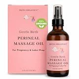 Organic Perineal Massage Oil Spray by Irene Organics for Pregnancy and Postpartum - Prevention for Perineum Tearing, All Natural, Pregnancy Third Trimester Must Haves for Childbirth