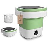 Portable Washing Machine, 16L Mini Washer Foldable and Dryer with 3 Modes Deep Cleaning, Upgraded Small Collapsible Laundry for Travel, Home, Apartment, Hotel and camping