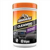 Armor All Car Cleaning Wipes, Wipes for Car Interior and Car Exterior, 90 Wipes Each
