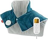 Comfytemp Heating Pad for Neck and Shoulders and Back, 2.6lb Weighted Electric Heat Pad for Pain Relief, Large Heated Wrap, 9 Heat Settings, 11 Auto-Off, Gifts for Women Men Mom Dad