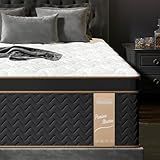 Firm Queen Mattress 14 Inch, Luxury Hotel Cooling Queen Size Hybrid Mattress in a Box, 7-Zones Individual Pocket Spring, Extra Hip/Shoulder/Lumbar Support, Fiberglass-Free, 365-Night Trial,CertiPUR-US