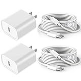 Fast iPhone Charger, iPhone Charger Fast Charging 2Pack Quick Chargers 6ft Long USB C to Lightning Cable Quick Charging Cord USB Charge Block Adapter for iPhone 14 Plus/14 ProMax/13 Mini 12/11/XS/iPad