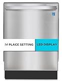 BLACK+DECKER 24" Designer Series Built-In Dishwasher, 14-Place Setting Capacity with Stainless Steel Tub, Dish Washer with 6 Wash Programs, Low Noise, ENERGY STAR Certified, BDW500MHS