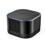Magicteam White Noise Machine with 20 Non Looping Natural Soothing Sounds Memory Function 32 Levels of Volume Powered by AC or USB and Sleep Sound Timer Therapy for Baby Kids Adults Black