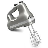 KitchenAid 5-Speed Ultra Power Hand Mixer - KHM512, Contour Silver