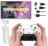 Wireless Retro Handheld Game Console, Retro Game Console, Built-in 20,000+ Plug-and-Play Retro Video Games, Equipped with 23 Classic simulators, 4K HD HDMI Output and Dual 2.4G Wireless Controller