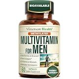 Multivitamin for Men – Methylated Multivitamin – Energy & Focus – 60 Caps
