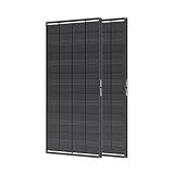 Renogy 400 Watt ShadowFlux Anti-Shading Solar Panel N-Type, 2PCS 200W Solar Panels 12 Volt 16BB, 25% High-Efficiency PV Module for RV Marine Rooftop Farm Battery,Black