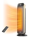 DREO 25 Inch Electric Space Heater for Indoor Use, Large Room, Thermostat
