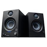 PreSonus Eris 3.5BT Studio Monitors, Pair — 3.5" Inch Powered Bookshelf Speakers, Stereo, Desktop Computer, Near Field Music Production, Audio Mixing Recording