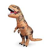 CHAMPWIN Inflatable Dinosaur Costume Adult,T-Rex Blow Up Cosplay Halloween