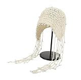 Maxpetus Handmade Crochet Hats ashion Fascinating Beanie hat Cap Cloche (CL-SG001-Beige)