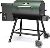 DAMNISS Grills DAPG-03 Electric Wood Pellet Smoker Grill, 456 SQ.IN Cook Area Pellet Grill with Auto Feed & PID Temperature Control (180-450°F), 8 in 1 BBQ Grill for Backyard Outdoor
