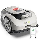 RoboUP Raccoon 2 SE Robotic Lawnmower for 0.15 Acre, Wire Free Robot Mower with AI Obstacle Avoidance, APP-Free One-Button Operation, 1.18"-3.15" Adjustable Height, Low Noise, Ideal for Small Lawns