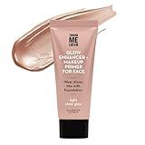 Elizabeth Mott Thank Me Later Glow Enhancer & Primer - Illuminating Makeup Base & Highlighter for Radiant Skin - Lightweight, Long-Lasting, Vegan & Cruelty-Free, Sheer Light Glow Shade, 30g