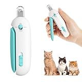 Potaroma Cat Nail Clipper with Adjustable 3-Size Trimming Hole & Hidden Nail File | Safe Toenail Trimmer for Kittens & Indoor Cats | Anti-Splash Claw Cutter for Grooming (Blue)