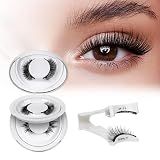 QUEWEL Magnetic Eyelashes Reusable Magnetic Eyelashes with Applicator(A13)