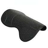 ZSWINATW Premium Gel Saddle Pad, Silicon Saddle Pad, Anti-Slip Shock Absorbing Pad, Pressure Relief for Horse & Rider, Universal Fit for English & Western Saddles