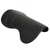 ZSWINATW Premium Gel Saddle Pad, Silicon Saddle Pad, Anti-Slip Shock Absorbing Pad, Pressure Relief for Horse & Rider, Universal Fit for English & Western Saddles