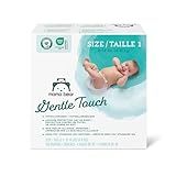Amazon Brand - Mama Bear Gentle Touch Diapers, Hypoallergenic, Size 1, 196 Count (4 packs of 49), White