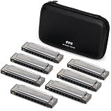 JDR Harmonica Set of 7 Key of C D E F G A Bb Diatonic Blues Harp