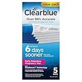 Clearblue Early Detection Pregnancy Test, 5 Ct
