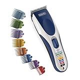 Wahl Color Pro Cordless Rechargeable Hair Clipper & Trimmer – Easy Color-Coded Guide Combs - for Men, Women, & Children – Model 9649P