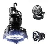 Odoland Portable LED Camping Lantern with Ceiling Fan - Hurricane Emergency