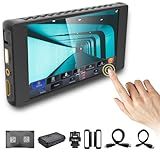 Portkeys PT6 Camera Field Monitor 5.2" 600nit Touchscreen Camera Monitor Vertical Shooting Stretch 3D LUT Output Wide Color Gamut New Peaking RGB Waveform for DSLR
