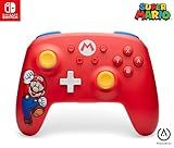 PowerA Wireless Controller for Nintendo Switch - Mario Joy, Switch Lite/Switch-OLED Model, Nintendo Switch 2, AA Battery Powered (Battery Included), Bluetooth, Motion Controls, Officially Licensed