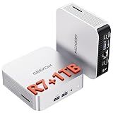 GEEKOM A6 Mini PC, Ryzen 7 6800H, 16GB DDR5 Upgradable RAM 1TB PCIe 4.0 SSD