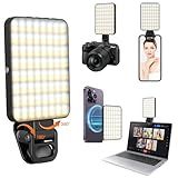 JINGCOOL Magnetic Selfie Light, Portable Phone Clip, 6 oz, Rechargeable Ring Light for iPhone, Laptop, Camera, 10-Hour Working, 3 Light Modes for TikTok, Instagram, Vlog, Video Recording