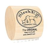 SleekEZ Cat Brush for Shedding & Cat Brushes for Indoor Cats | Pet Brush for Cats | Grooming Tool | Works for Short & Long Haired Pets | Great for All Fur Types | Made in USA | 1 pack | 2.5 inch