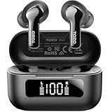 TOZO Hybrid Active Noise Cancelling Wireless Earbuds with 6 Mics AI Clear Call Ear Buds 55H Playtime with LED Display 32 Preset EQs via APP Bluetooth 5.3 IPX8 Waterproof in Ear Headphones