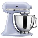 KitchenAid Artisan Series 5 Quart Tilt Head Stand Mixer with Pouring Shield KSM150PS, Lavender Cream