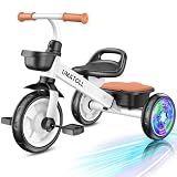 Umatoll Tricycle for Toddlers 2-5 Year Old, Birthday Gift for Boy Girl 2-4
