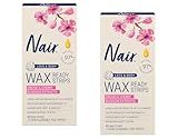Nair Hair Remover Wax Ready-Strips 40 Count Legs/Body (2 Pack)